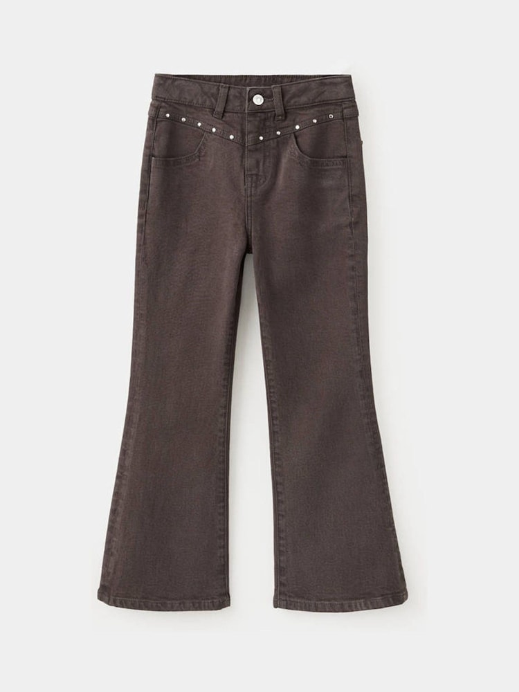 Mango Brown Flared Jeans - Image 1 of 4