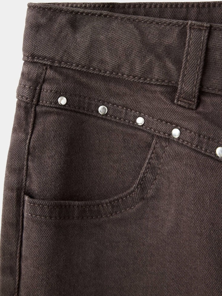 Mango Brown Flared Jeans - Image 4 of 4