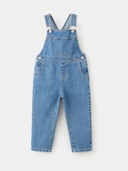 Mango Blue Denim Dungarees - Image 1 of 4