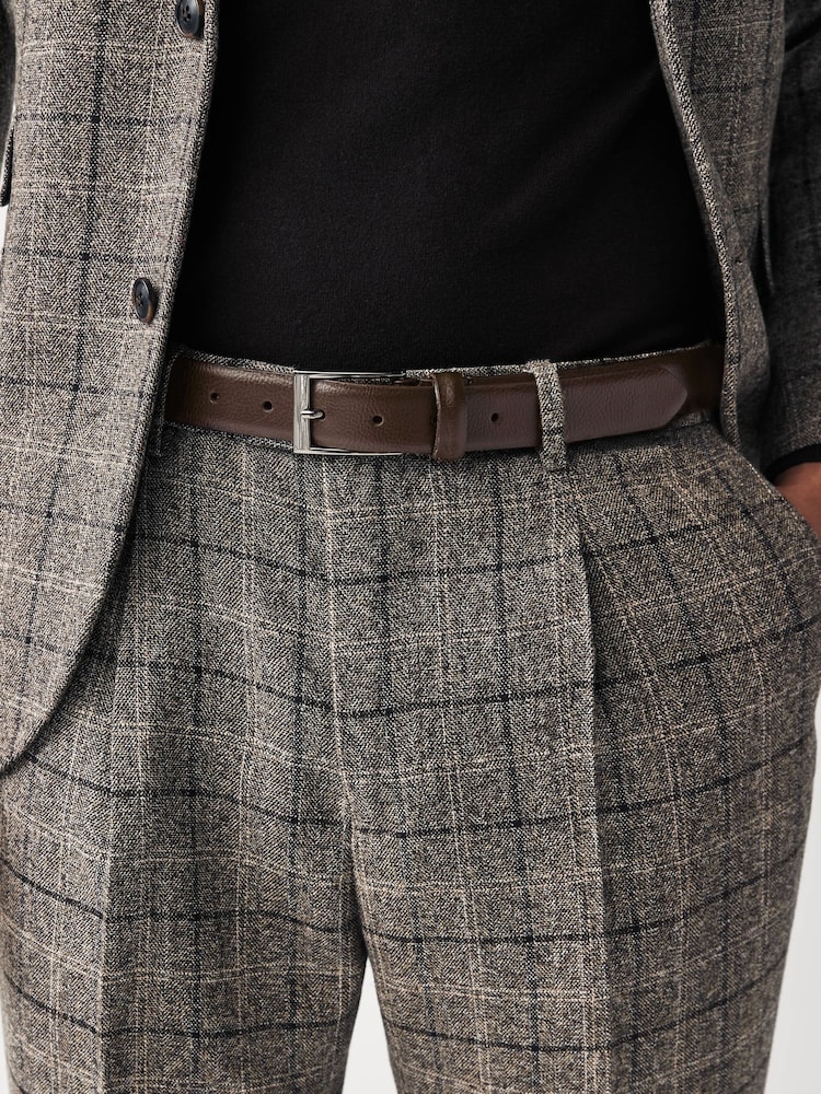 Brown Formal Leather Belt - Image 1 of 3