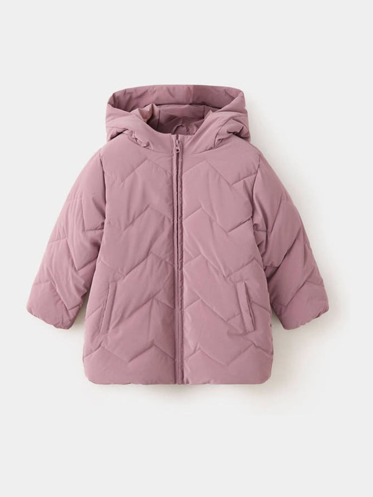Mango Purple Padded Jacket - Image 2 of 6