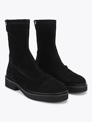Steve Madden Black Myer Suede Ankle Boots - Image 4 of 4