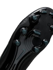 Nike Black/Green Adults Tiempo Legend 10 Academy Multi Ground Football Boots - Image 3 of 9