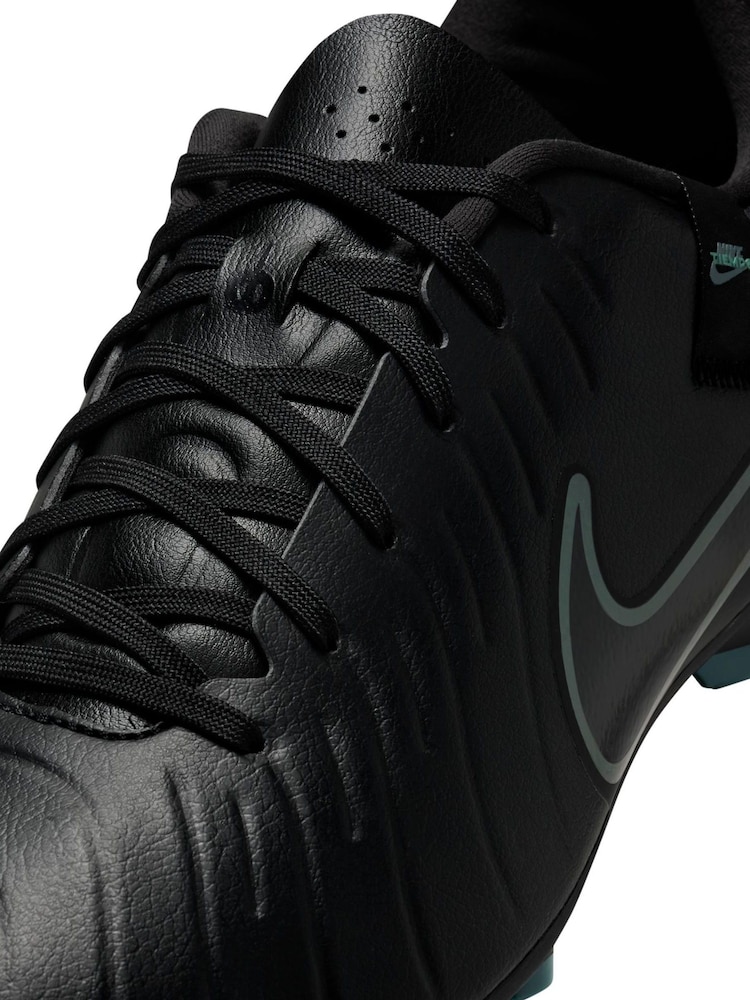 Nike Black/Green Adults Tiempo Legend 10 Academy Multi Ground Football Boots - Image 7 of 9