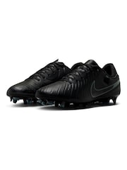 Nike Black/Green Adults Tiempo Legend 10 Academy Multi Ground Football Boots - Image 8 of 9