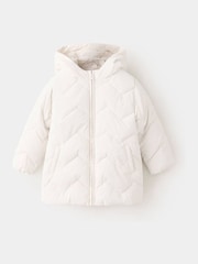 Mango White Padded Jacket - Image 4 of 7