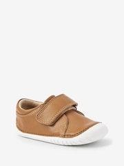 Tan Brown Standard Fit (F) Crawler Shoes - Image 2 of 2