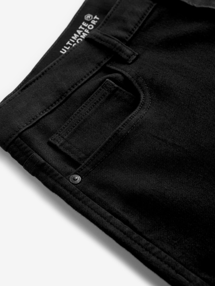 Noir - Coupe fine - Jeans stretch de confort - Image 10 of 11