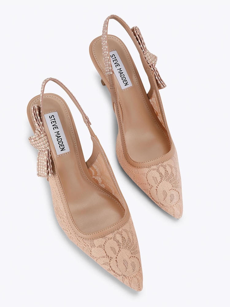 Steve Madden Pink Ensemble Slingback Shoes - Image 2 of 4 Steve Madden Pink Ensemble Slingback Shoes - Image 2 of 4