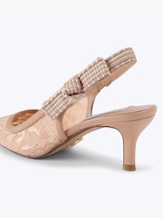 Steve Madden Pink Ensemble Slingback Shoes - Image 3 of 4
