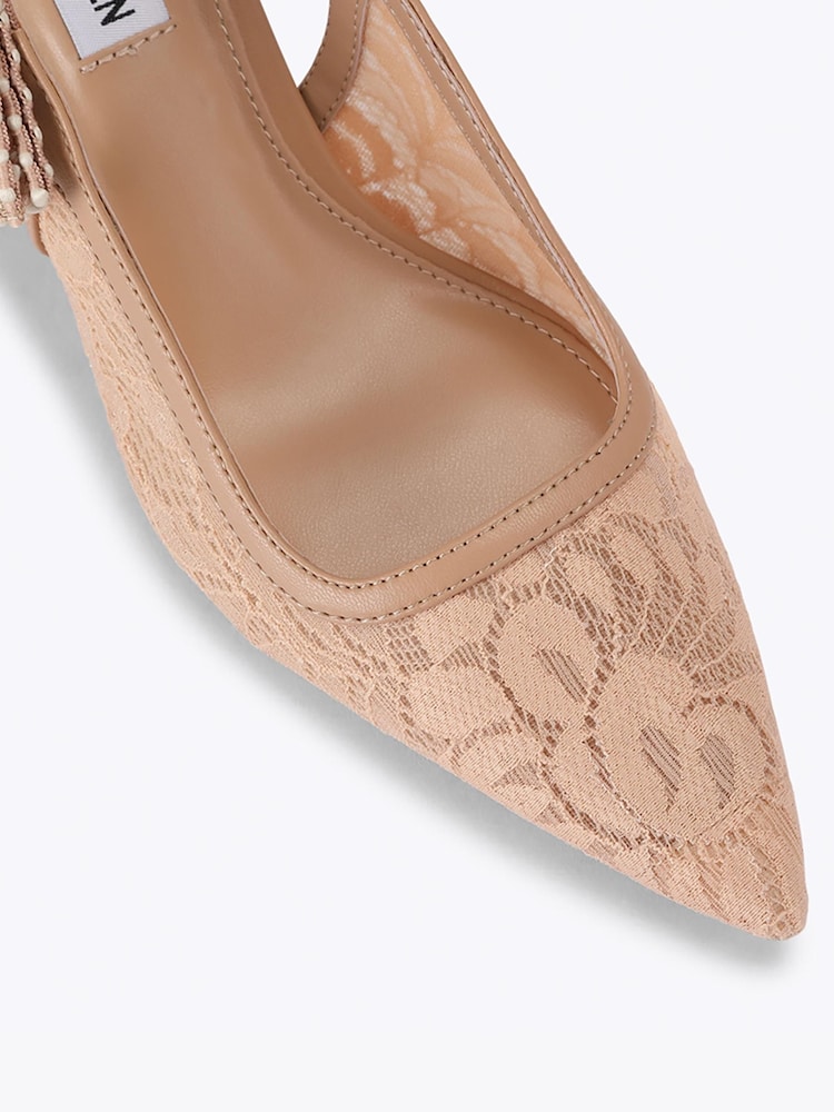 Steve Madden Pink Ensemble Slingback Shoes - Image 4 of 4 Steve Madden Pink Ensemble Slingback Shoes - Image 4 of 4