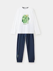 Mango Blue Minecraft Pyjamas - Image 1 of 4