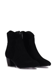 Linzi Black Josie Western Style Ankle Boots With Pointed Toe - Image 3 of 4