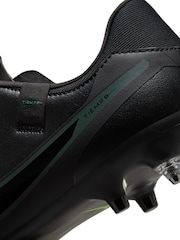 Nike Black/Green Adults Tiempo Legend 10 Academy Soft Ground Football Boots - Image 10 of 12