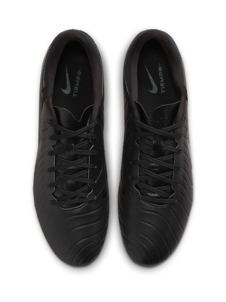 Nike Black/Green Adults Tiempo Legend 10 Academy Soft Ground Football Boots - Image 12 of 12