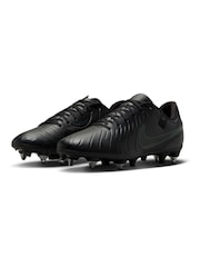 Nike Black/Green Adults Tiempo Legend 10 Academy Soft Ground Football Boots - Image 2 of 12