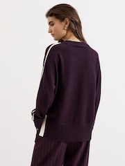 Phase Eight Red Hallie Tipped Jumper - Image 2 of 7