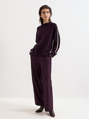 Phase Eight Red Hallie Tipped Jumper - Image 3 of 7