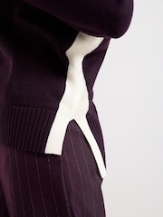 Phase Eight Red Hallie Tipped Jumper - Image 5 of 7