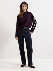 Phase Eight Red Hallie Tipped Jumper - Image 7 of 7