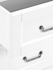 Laura Ashley White Devon 3 Drawer Chest - Image 4 of 4