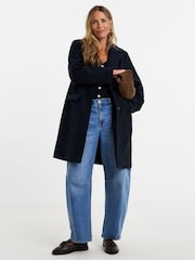 Blau - JD Williams Double Breasted Lined Coat - Bild 3 von 4