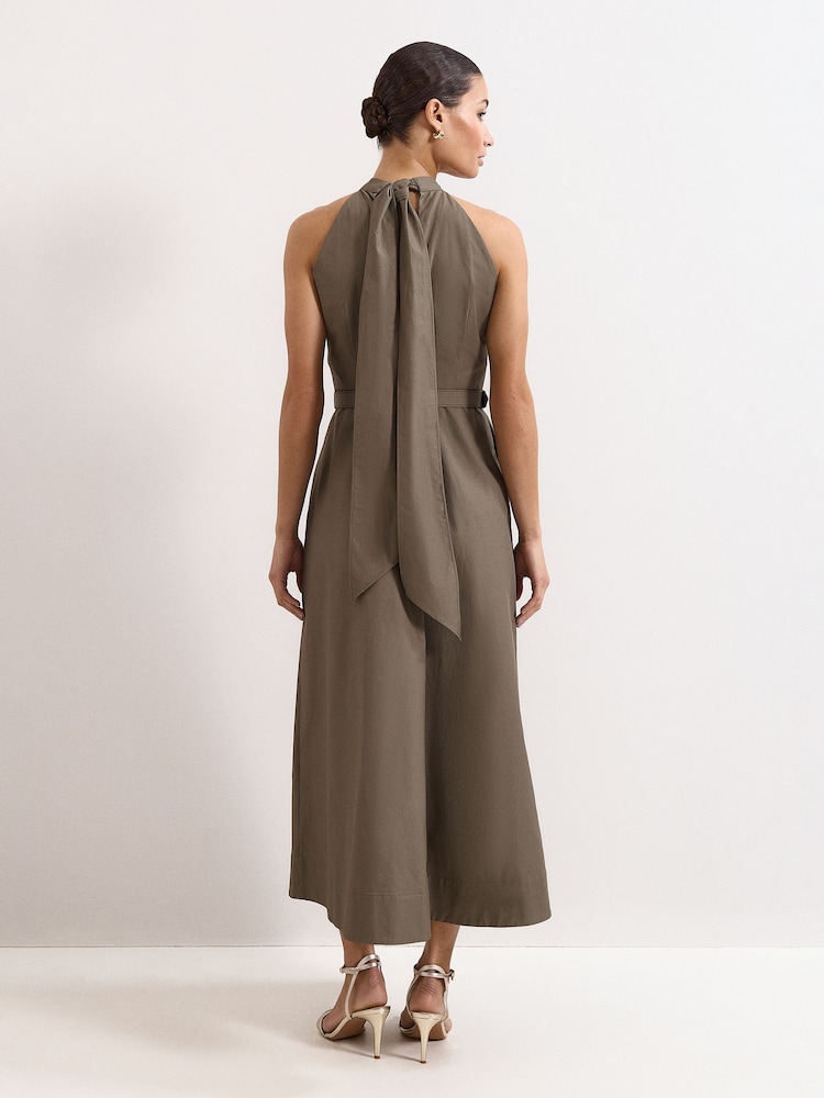 Phase Eight Green Krystel Halter Dress - Image 2 of 7 Phase Eight Green Krystel Halter Dress - Image 2 of 7