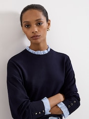 Phase Eight Blue Jenna Navy Jumper - Image 4 of 7