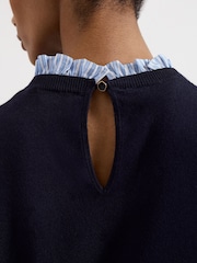 Phase Eight Blue Jenna Navy Jumper - Image 6 of 7