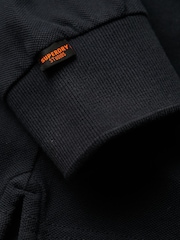 Superdry Blue Long Sleeve Cotton Pique Polo Shirt - Image 6 of 6