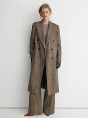 Atelier Wool-Blend Textured Double-Breasted Coat - Image 4 of 8