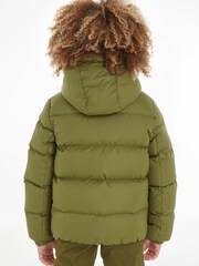 Tommy Hilfiger Kids Essential Daunenjacke, Grün - Bild 2 von 6