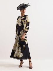 Phase Eight Black Petite Eve Maxi Dress - Image 1 of 7