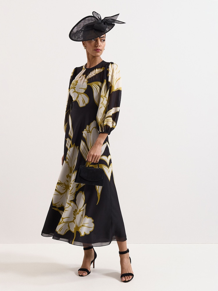 Phase Eight Black Petite Eve Maxi Dress - Image 1 of 7 Phase Eight Black Petite Eve Maxi Dress - Image 1 of 7