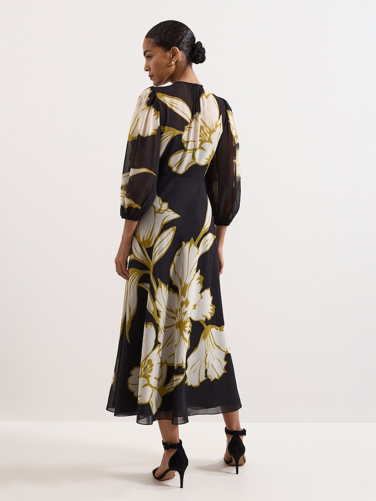 Phase Eight Black Petite Eve Maxi Dress - Image 2 of 7 Phase Eight Black Petite Eve Maxi Dress - Image 2 of 7