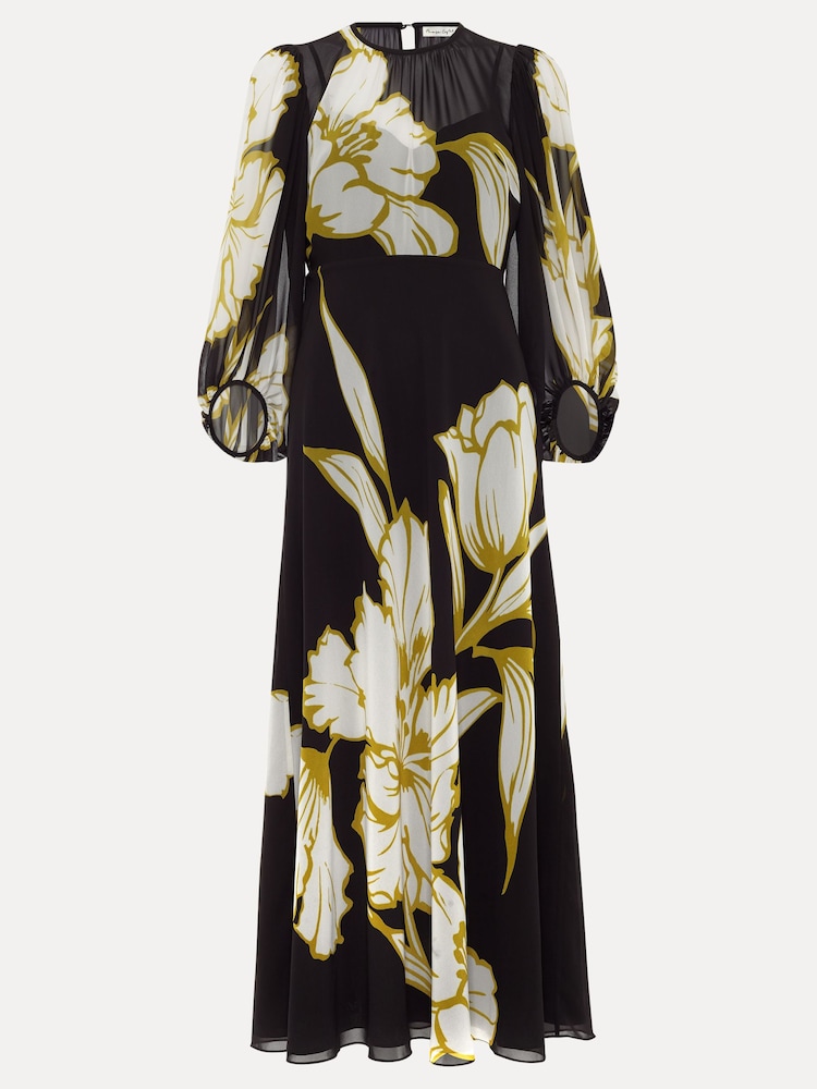 Phase Eight Black Petite Eve Maxi Dress - Image 7 of 7 Phase Eight Black Petite Eve Maxi Dress - Image 7 of 7