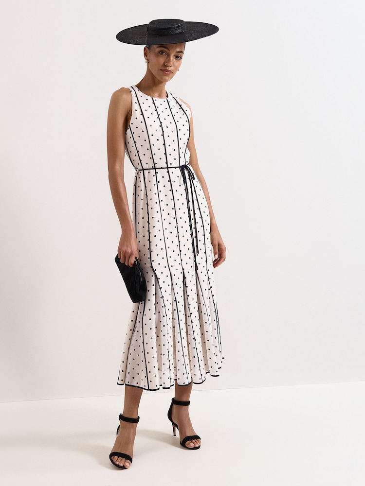 Phase Eight Cream Kimberly Midi Dress - Image 1 of 7 Phase Eight Cream Kimberly Midi Dress - Image 1 of 7
