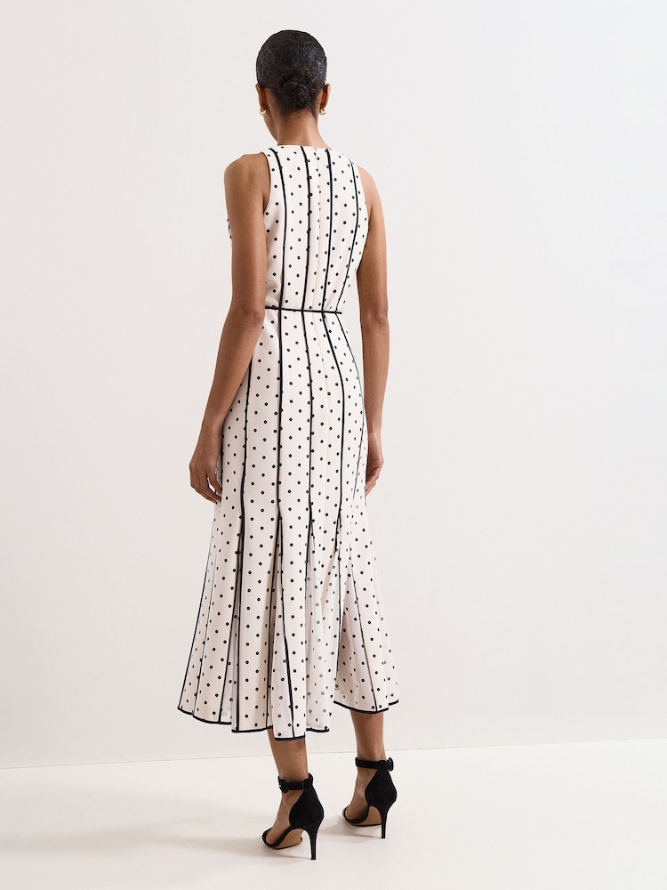 Phase Eight Cream Kimberly Midi Dress - Image 2 of 7 Phase Eight Cream Kimberly Midi Dress - Image 2 of 7