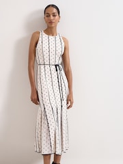 Phase Eight Cream Kimberly Midi Dress - Image 3 of 7