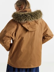 JD Williams Qulit Lined Fur Collar Parka - صورة 2 من 4