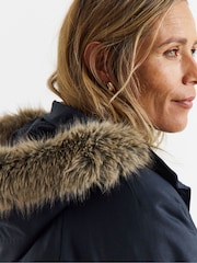 JD Williams Quilt Lined Faux Fur Collared Parka - صورة 4 من 4