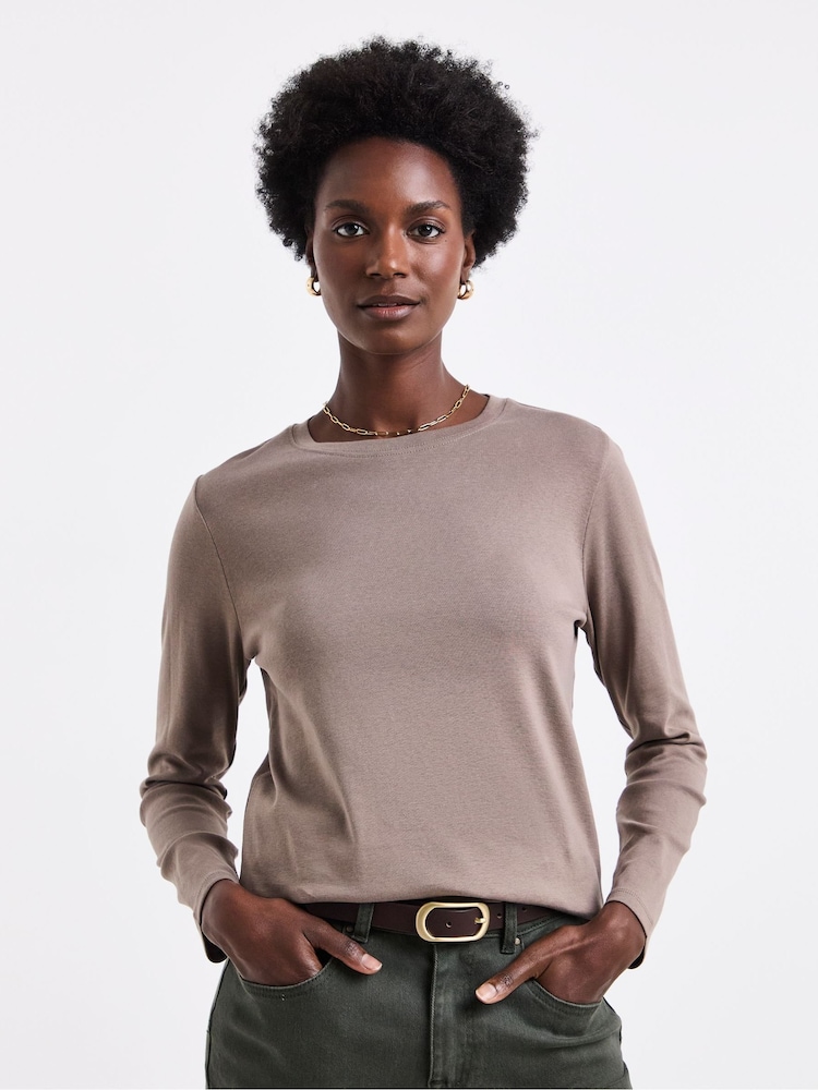 JD Williams Black The Crew Neck Pack Long Sleeve Tops 5 Pack - Image 2 of 5 JD Williams Black The Crew Neck Pack Long Sleeve Tops 5 Pack - Image 2 of 5