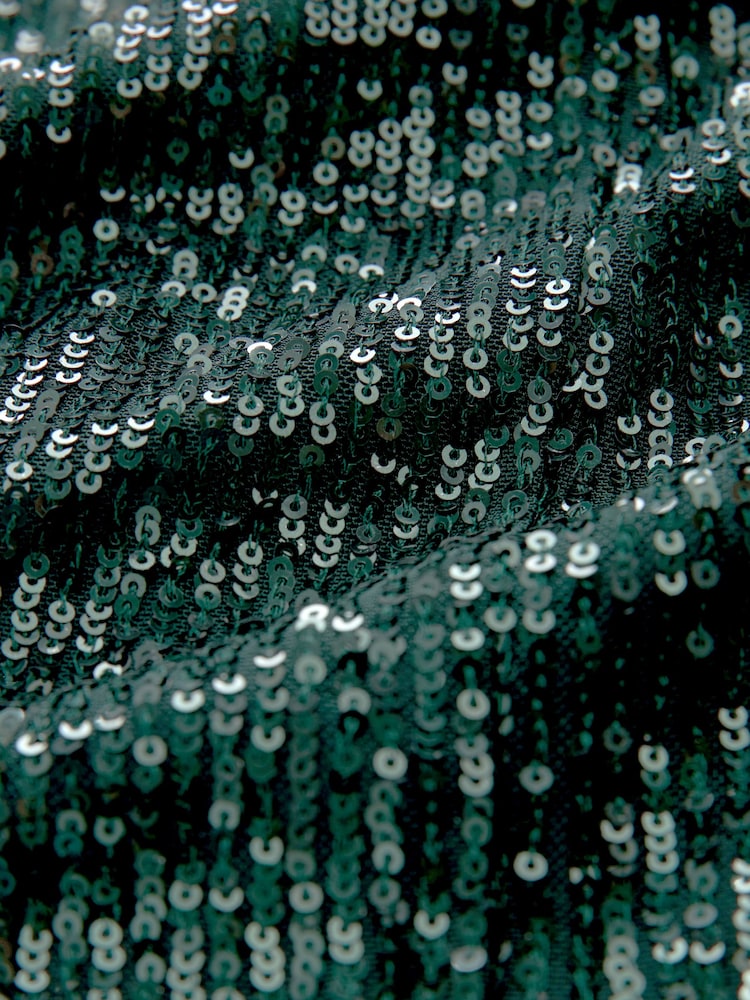 Green Sequin Waistcoat - Image 6 of 6