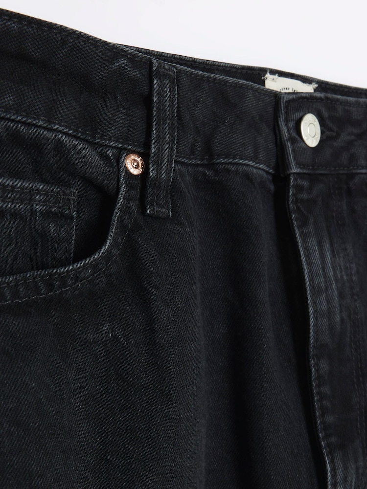 River Island Black Denim Split Detail Maxi Skirt - Image 6 of 6 River Island Black Denim Split Detail Maxi Skirt - Image 6 of 6
