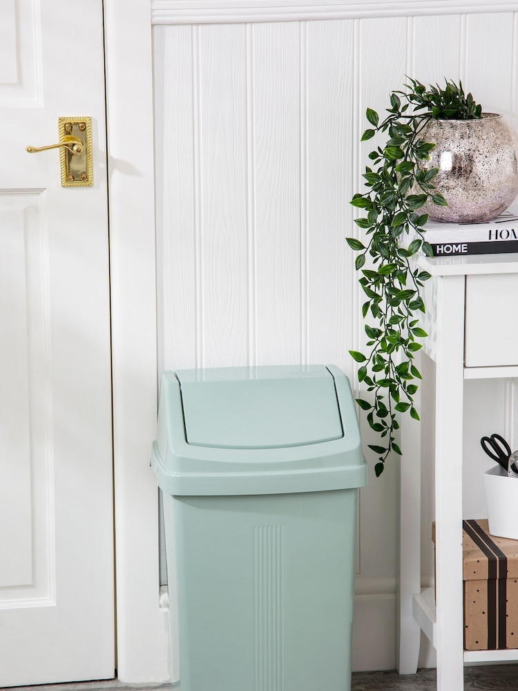 Wham Green Casa 25L Plastic Swing Bin - Image 1 of 4