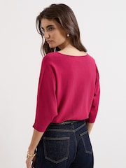 Phase Eight Red Cristine Knit Jumper - Image 2 of 6