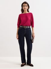 Phase Eight Red Cristine Knit Jumper - Image 3 of 6