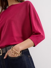 Phase Eight Red Cristine Knit Jumper - Image 5 of 6