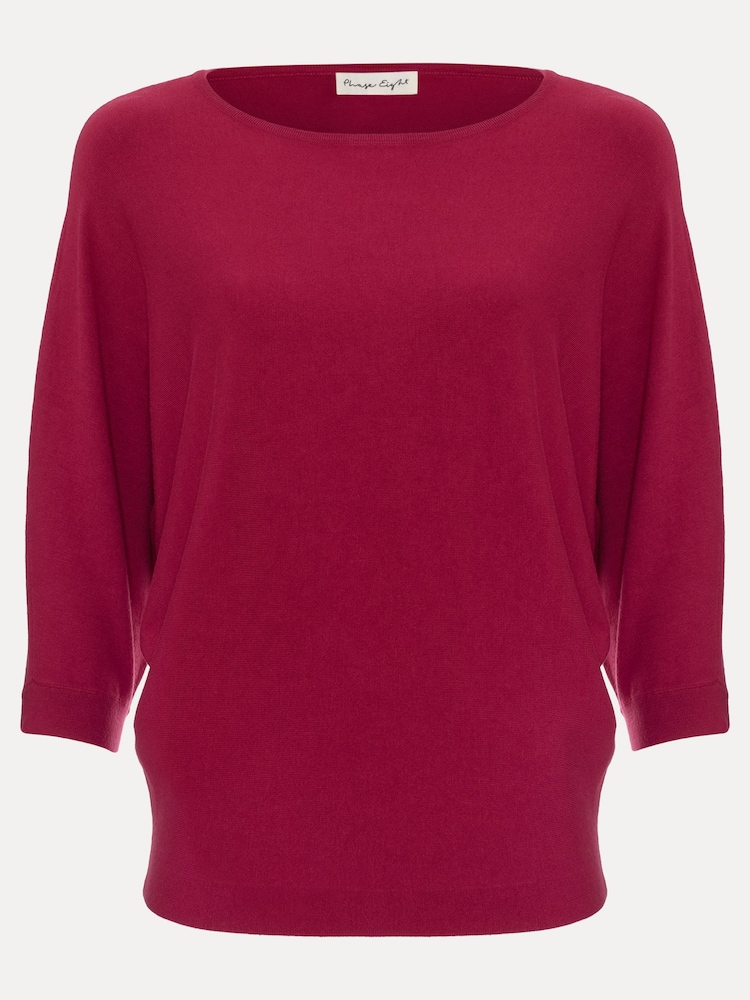 Phase Eight Red Cristine Knit Jumper - Image 6 of 6 Phase Eight Red Cristine Knit Jumper - Image 6 of 6