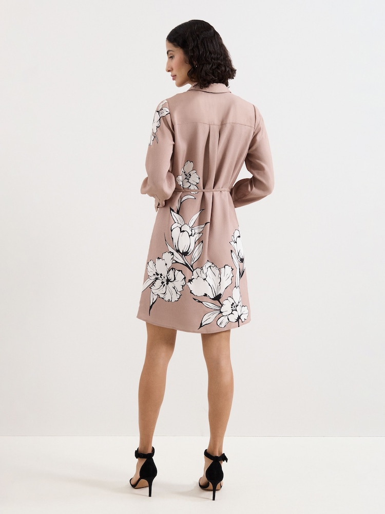 Phase Eight Brown Kendra Dress - Image 2 of 6 Phase Eight Brown Kendra Dress - Image 2 of 6